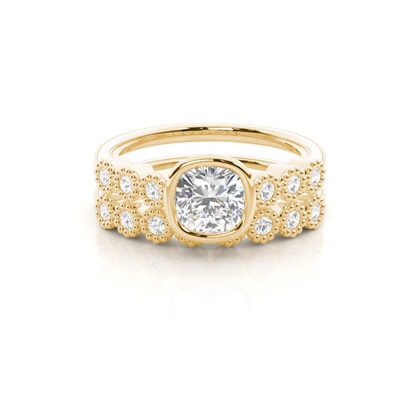 Cushion Cut Diamond Engagement Rings