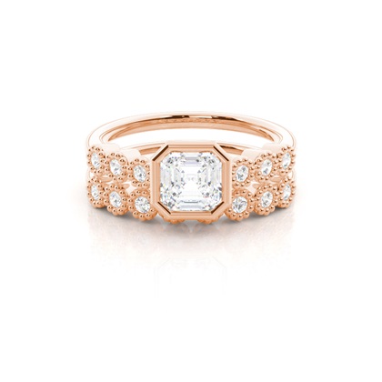 Rose Gold Diamond Engagement Rings