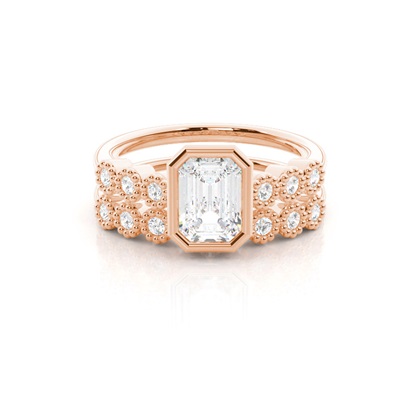 Emerald-Cut Diamond Rings