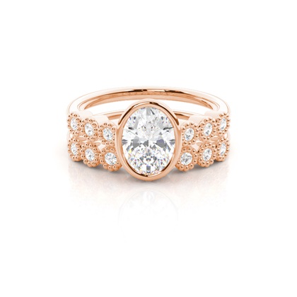 Oval Cut Diamond Rings