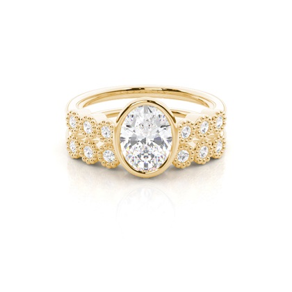 Oval Cut Diamond Rings