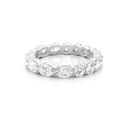 Oval,- und Brilliant Eternityring