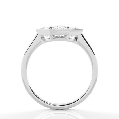 Cluster Diamant-Ohrringe