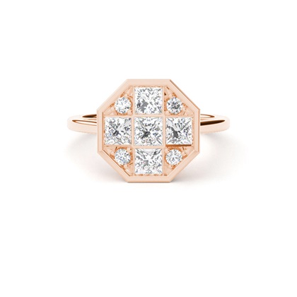Cluster Composite Diamond Rings