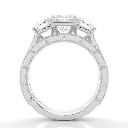 Prinzessin Platin Trilogie Verlobungsringe