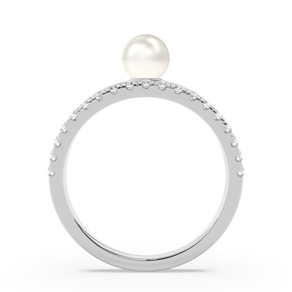 Brilliant Platin Diamantringe Edelstein