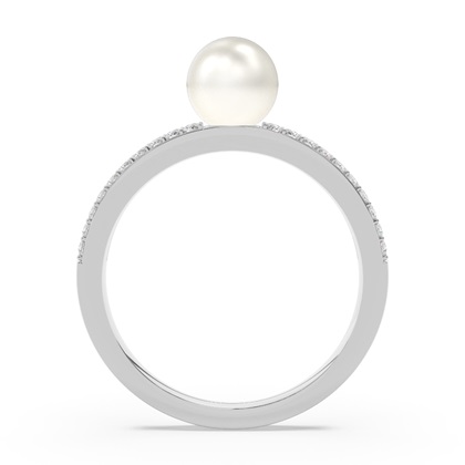 Brilliant Platin Diamantringe Edelstein