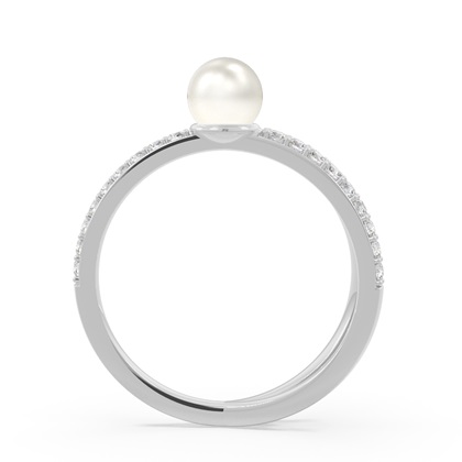 Brilliant Platin Diamantringe Edelstein