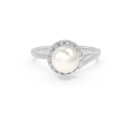 Classic Swirl Freshwater Pearl Ring