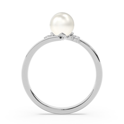 Brilliant Platin Diamantringe Edelstein