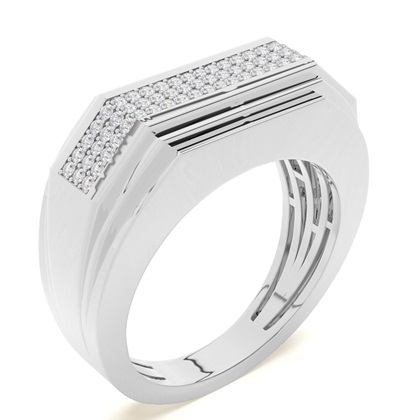 Men's Pave Set Ring