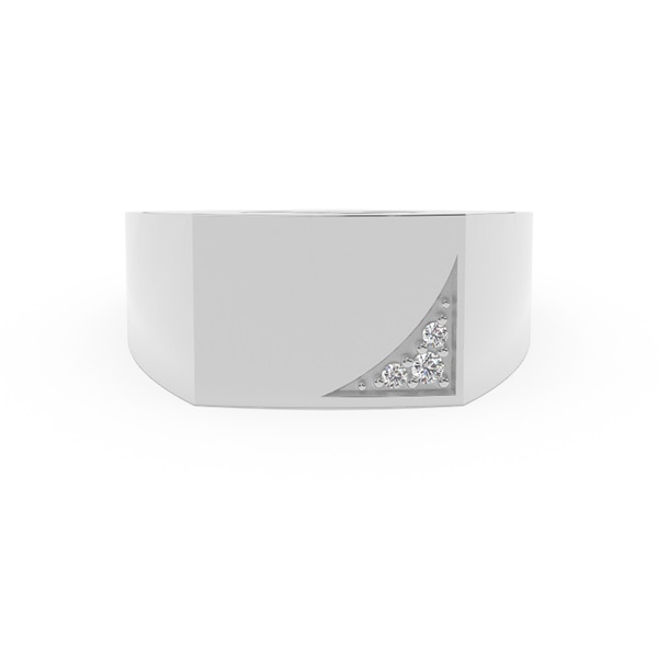 Men's Diamond Accent Signet Ring