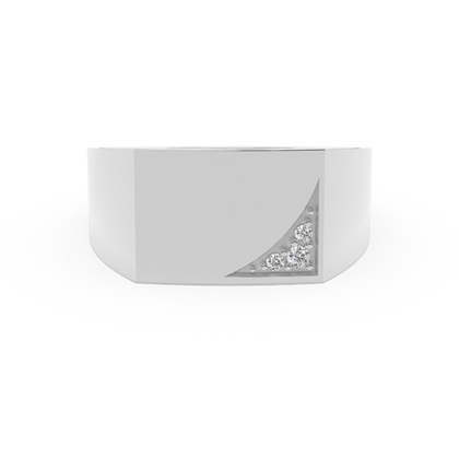 Men's Diamond Accent Signet Ring