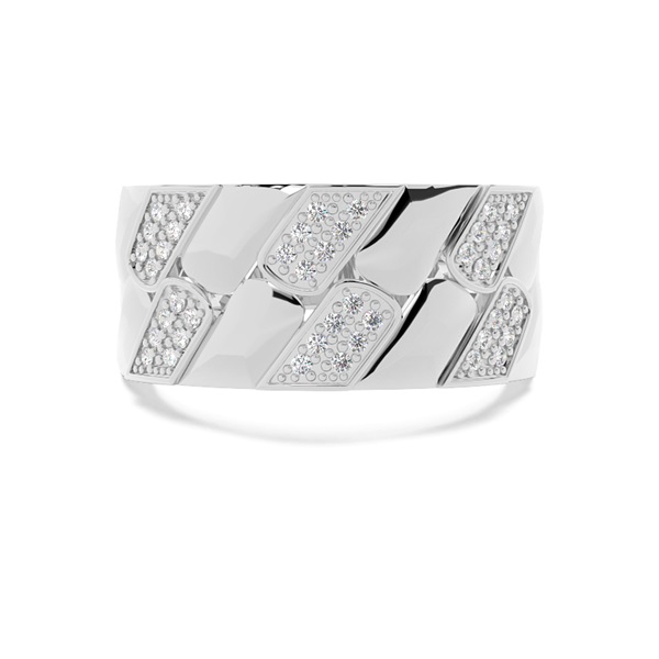 Men's Pave Set Ring