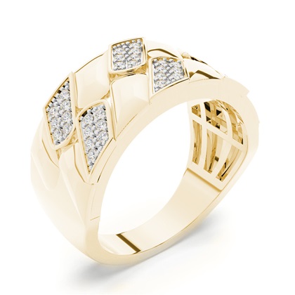 Herrenring in Pavefassung