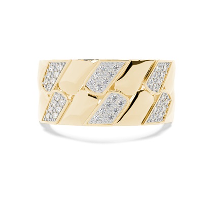 Men's Pave Set Ring