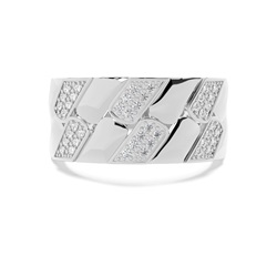 Men's Pave Set Ring