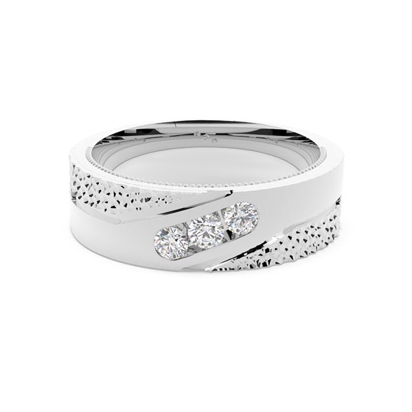 Men's Hammered Texture Ring