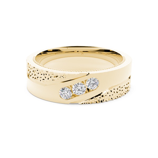 Men's Hammered Texture Ring