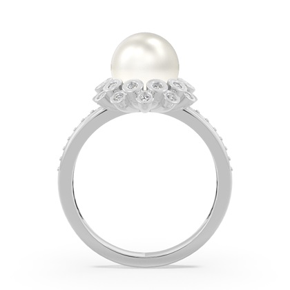 Brilliant Platin Diamantringe Edelstein