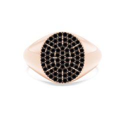 Herren Siegelring mit Diamant-Akzent