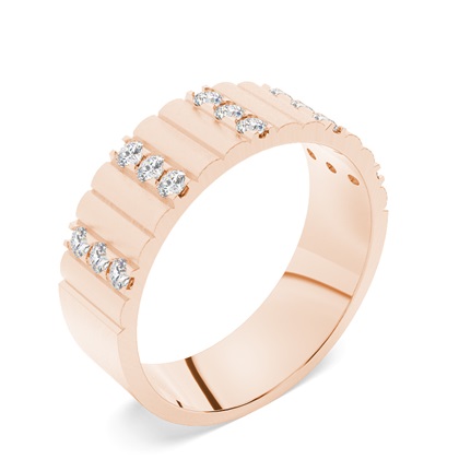Men's Rose Gold Wedding Rings