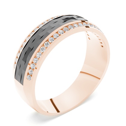 Men's Rose Gold Wedding Rings