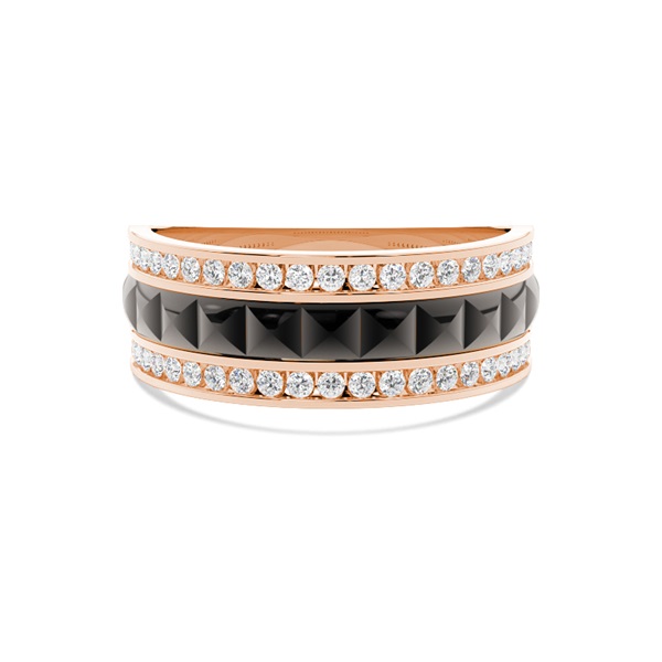 Black Ruthenium Men's Eternity Ring