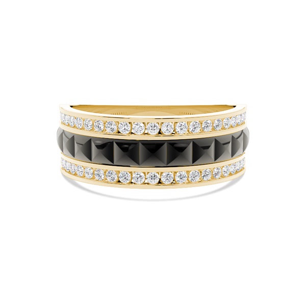 Black Ruthenium Men's Eternity Ring