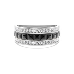 Black Ruthenium Men's Eternity Ring
