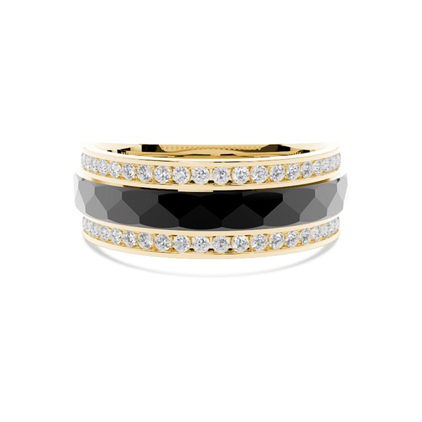 Black Ruthenium Men's Eternity Ring