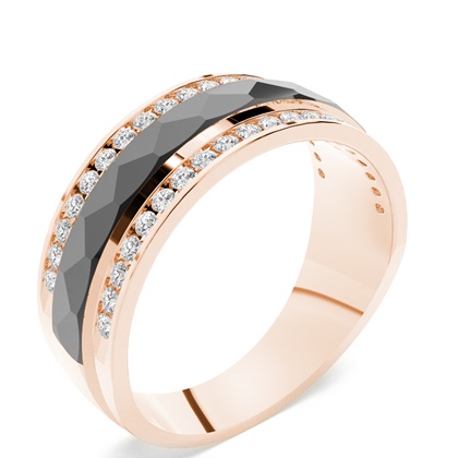 Men's Rose Gold Wedding Rings