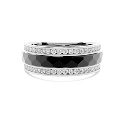 Black Ruthenium Men's Eternity Ring