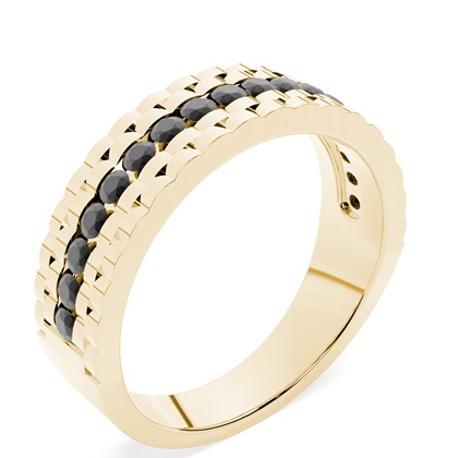 Texturierter Ring für Herren