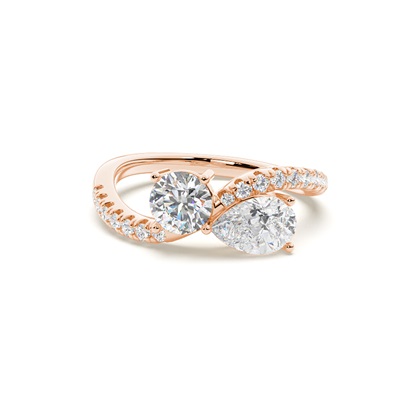 Rose Gold Diamond Engagement Rings