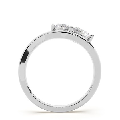 Pear Solitaire Diamond Rings