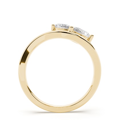 Gelbgold Solitärringe Diamantringe