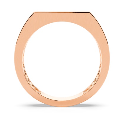 Schwarzer Diamant Herren Siegelring