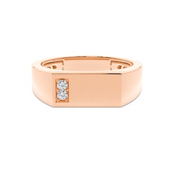 Men's Diamond Accent Signet Ring