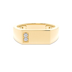 Men's Diamond Accent Signet Ring