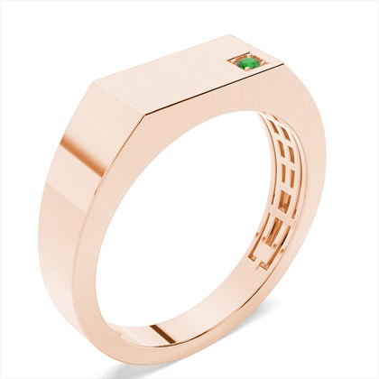 Smaragd Herren Siegelring