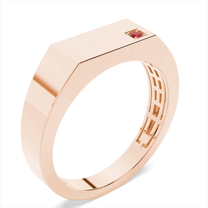 Rubin Herren Siegelring