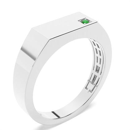 Smaragd Herren Siegelring