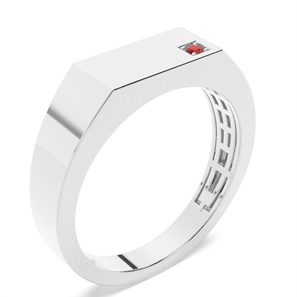 Rubin Herren Siegelring