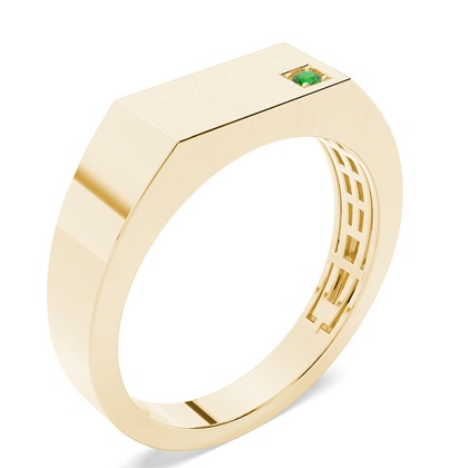 Smaragd Herren Siegelring