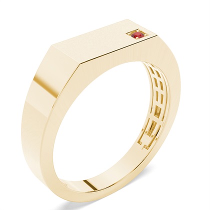 Rubin Herren Siegelring