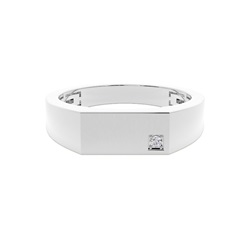 Men's Diamond Accent Signet Ring