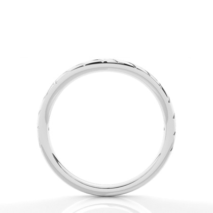 Vintage-Trauring mit Diamantbesatz und elegantem Design