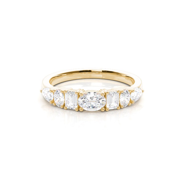 Multishape Diamond Wedding Ring
