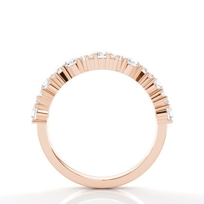 Baguette Und Runder Diamant Ehering